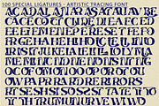 ARTISTIC TRACING - FANTASY FONT, a Serif Font by 177Studio (Thumbnail 7 of 8)
