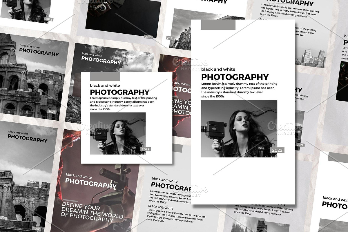 Black and White Photography, a Social Media Template by Aji Gallery (Photo 3 of 20)