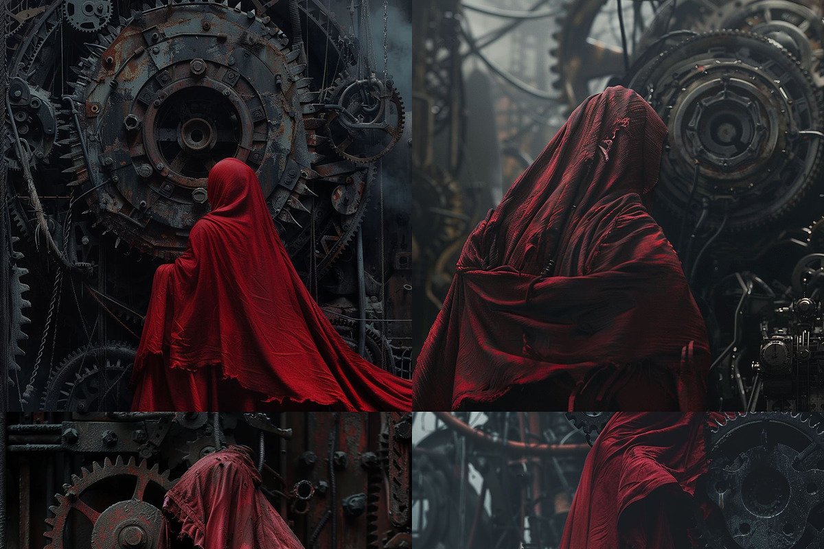 435 MJ Dark Sci-fi Prompts: Vol 2, a Background Graphic by Sevenstyles (Photo 4 of 15)
