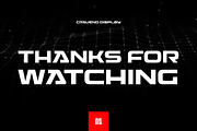 Cravend - Techno Wide Display, a Sans Serif Font by Namara Creative Studio (Thumbnail 11 of 11)