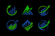 Financial Growth Business Chart Logo, a Branding & Logo Template by Signatoro (Thumbnail 3 of 3)