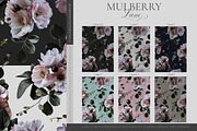 Mulberry Floral Clip Art Pattern Kit, an Object Graphic by Eclectic Anthology (Thumbnail 12 of 17)