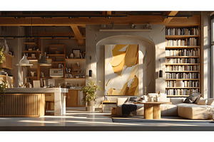 The storage room is functional, with, a Background Photo by ZinetroN