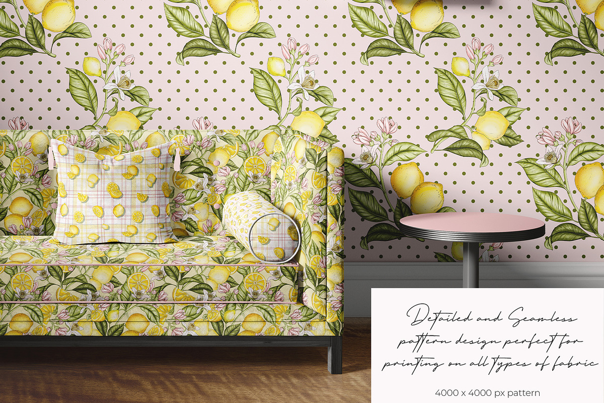 Pink Lemonade Patterns & Motifs, a Pattern Graphic by MenoMelo Studio (Photo 4 of 7)