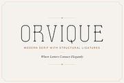 Orvique Serif – Elegant Luxury Font, a Serif Font by Hakara Type (Thumbnail 2 of 10)