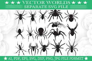 Spider Svg, Animal, Animals Svg