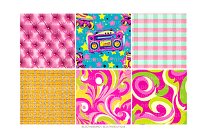 Barbiecore Patterns & PNG Clipart