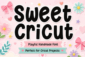 Sweet Cricut, a Script Font by Wow Magic