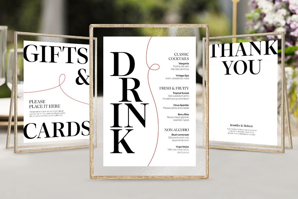 Wedding Signage Templates, a Stationery Template by BrandPacks (Photo 2 of 5)