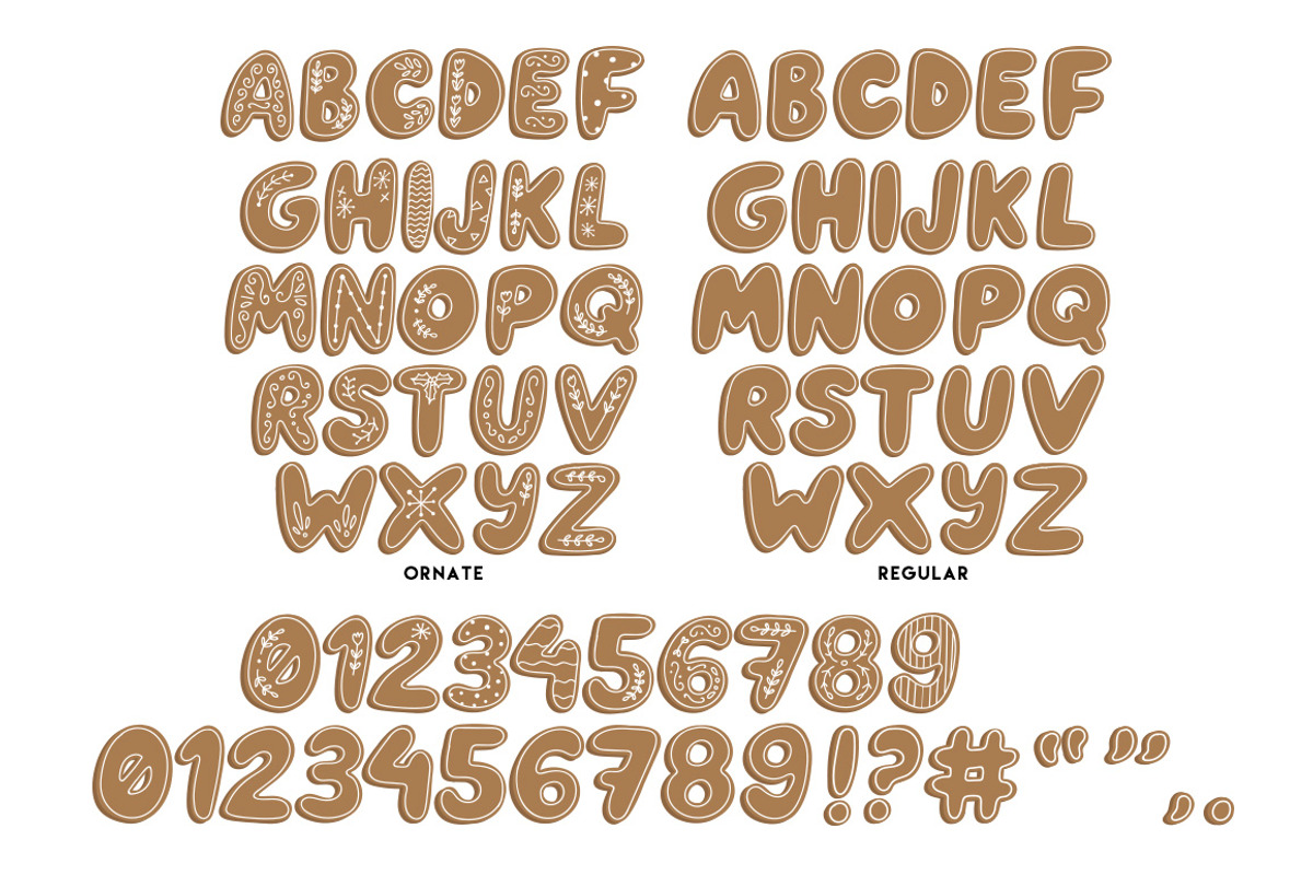 Gingerbread Letters, an Illustration by Quirky Queen Media (Photo 2 of 8)