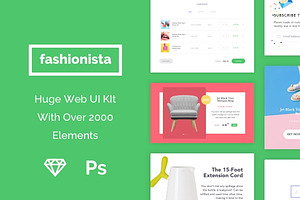 Fashionista UI Kit 