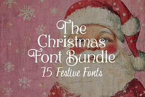 The Christmas Font Bundle (75 Fonts), a Sans Serif Font by HipFonts