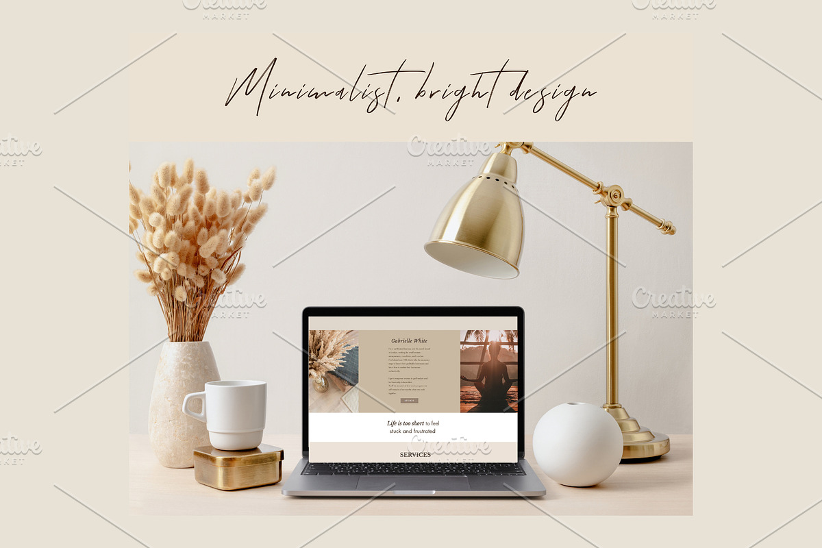 Wix Website Template Coach, Blogger, a Wix Template by Lovely.Dizajnera (Photo 2 of 7)