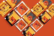 Energetic Style Promo Poster Set, a Branding & Logo Template by Aban's World (Thumbnail 4 of 4)