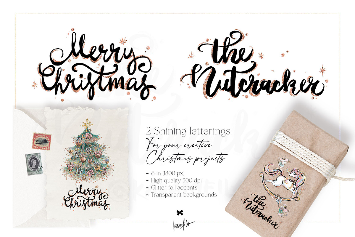 Nutcracker Christmas Magic Clipart, a Seasonal Illustration by KaramfilaS (Photo 7 of 8)
