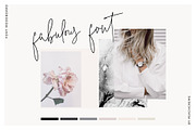 The Styled Edit- Chic Ligature Font, a Handwritten Font by PeachCreme (Thumbnail 2 of 13)