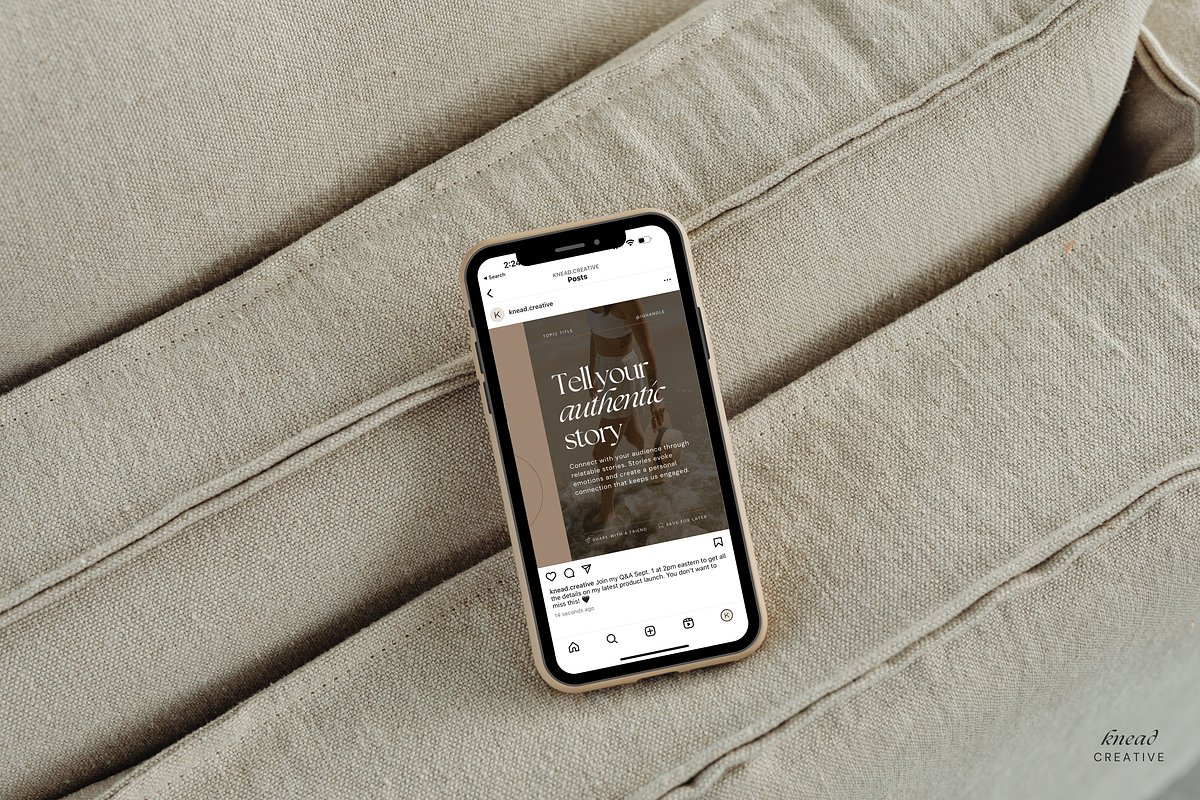 BUNDLE: Chic Canva Social Templates, a Social Media Template by Knead Creative (Photo 4 of 8)
