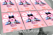 New Arrival Donuts Flyer, a Flyer Template by regalDRAW (Thumbnail 3 of 4)
