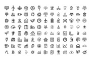 Energy & Sustainability Line Icons, an Outline Icon by gstudiovect21 (Thumbnail 4 of 5)