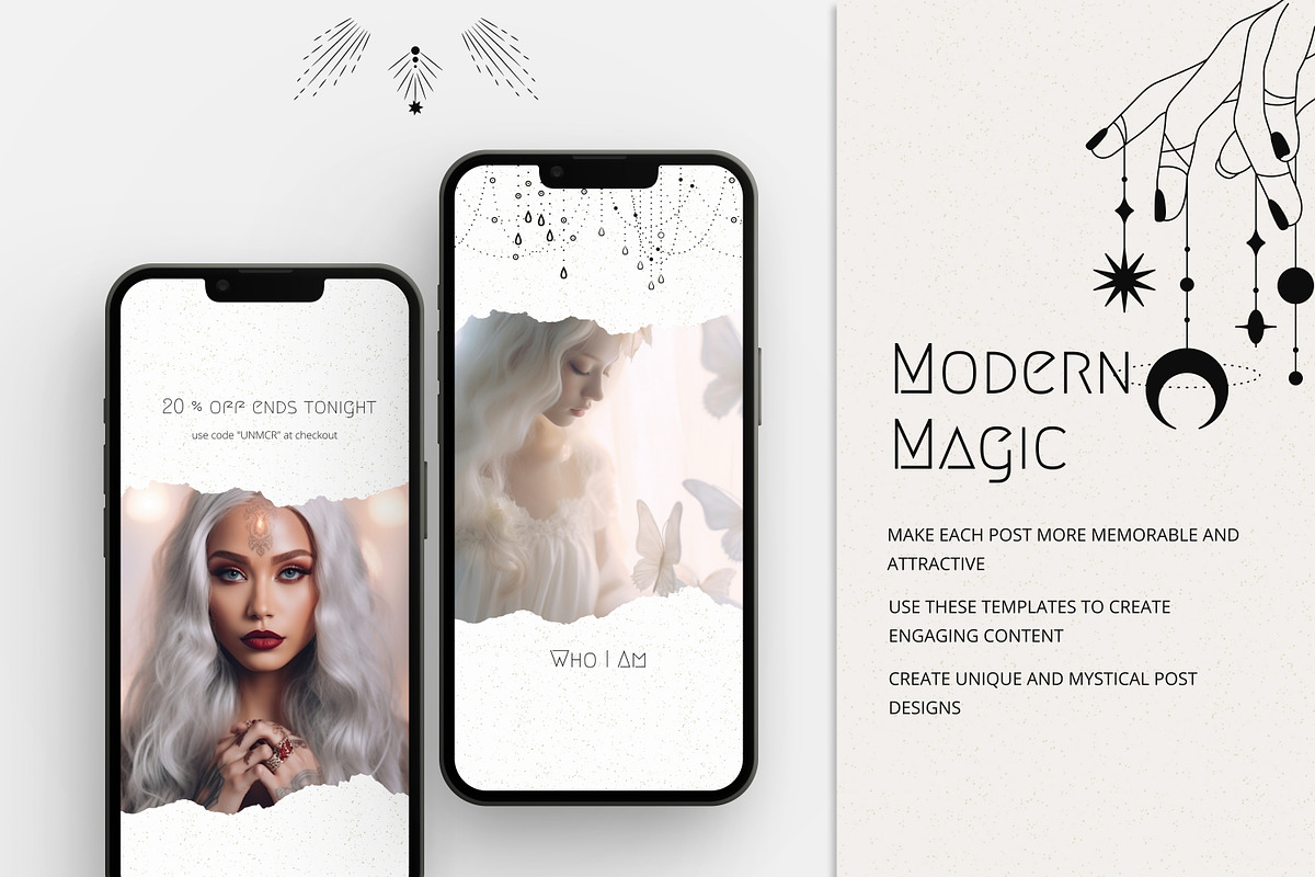White Spiritual Instagram Stories, a Social Media Template by Under My Cozy Roof (Photo 6 of 10)