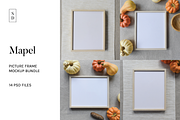Fall Frame Mockup Bundle - Mapel, a Household Mockup by Saguaro Digital (Thumbnail 1 of 13)