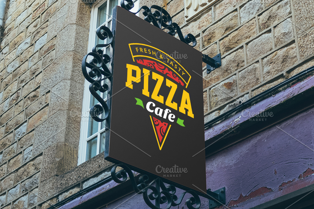 Pizza Logo Templates, a Branding & Logo Template by Vecster (Photo 7 of 10)