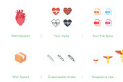 216 Medical Icons, a Solid Icon by Maxim Cherednichenko (Thumbnail 2 of 7)