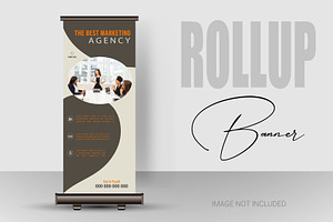 Roll Up Banner Vector Template Set, a Poster Template by hkmonir