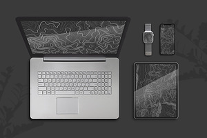 Topographic Maps Vector Bundle