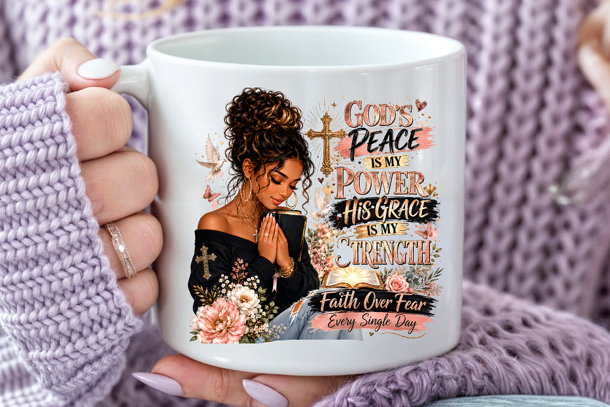 God's Peace Is My Power PNG, a Person Illustration by Rose Art (Photo 4 of 4)