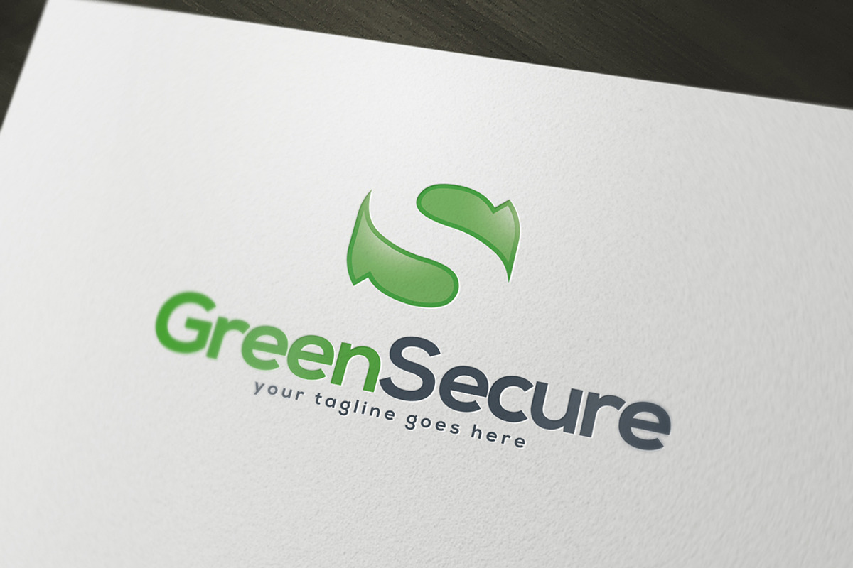 Green Secure Logo Template, a Branding & Logo Template by PixaSquare (Photo 1 of 5)
