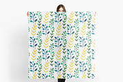 Watercolor botany patterns, a Pattern Graphic by inkionia♥ (Thumbnail 3 of 3)