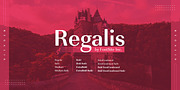 Regalis, a Sans Serif Font by FontSite Inc. (Thumbnail 1 of 2)