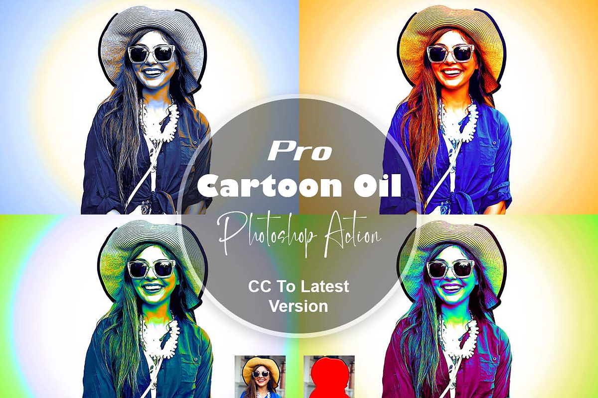 Oil Paint Effect Ps Action Bundle, an Action Add-On by Studio Retouch (Photo 5 of 21)