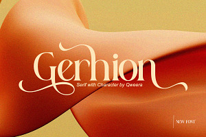 Gerhion - Modern Elegant Luxury, a Serif Font by Qweera Studio
