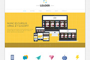Leader Responsive Bootstrap Template, a Bootstrap Template by IceTemplates (Thumbnail 2 of 4)