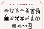 Vintage Fashion Clipart, Clothing, an Object Illustration by The October Creative (Thumbnail 4 of 6)