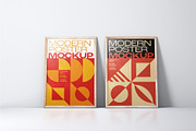 Modern Poster Mockup Set, a Print Template by Deeplab (Thumbnail 14 of 25)