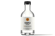 Glass Stout Sauce Bottle Mockup Pack, a Packaging Mockup by Designer Dude (Thumbnail 5 of 6)