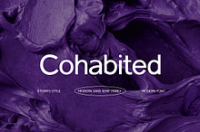 Cohabited Sans Serif Family Font