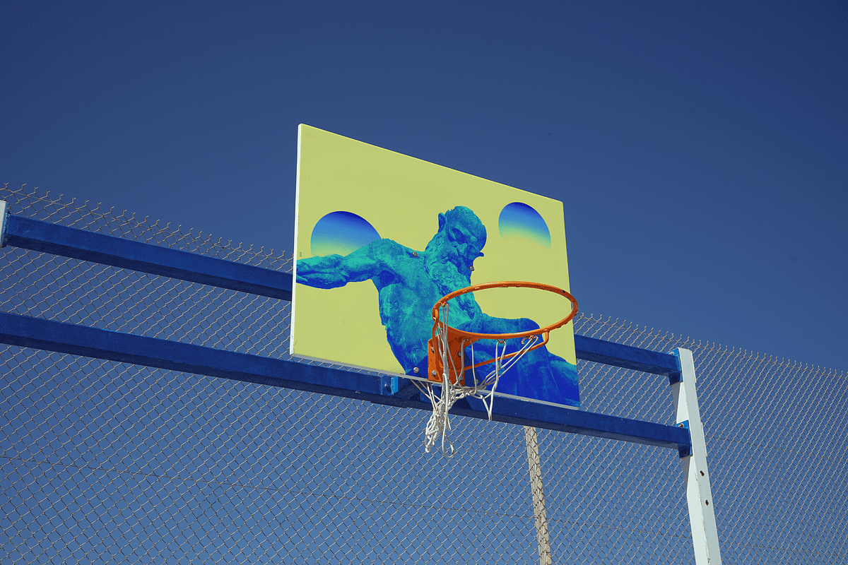 POSTER BASKET BALL MOCKUP, a Print Template by Le Studio Mockup (Photo 3 of 9)