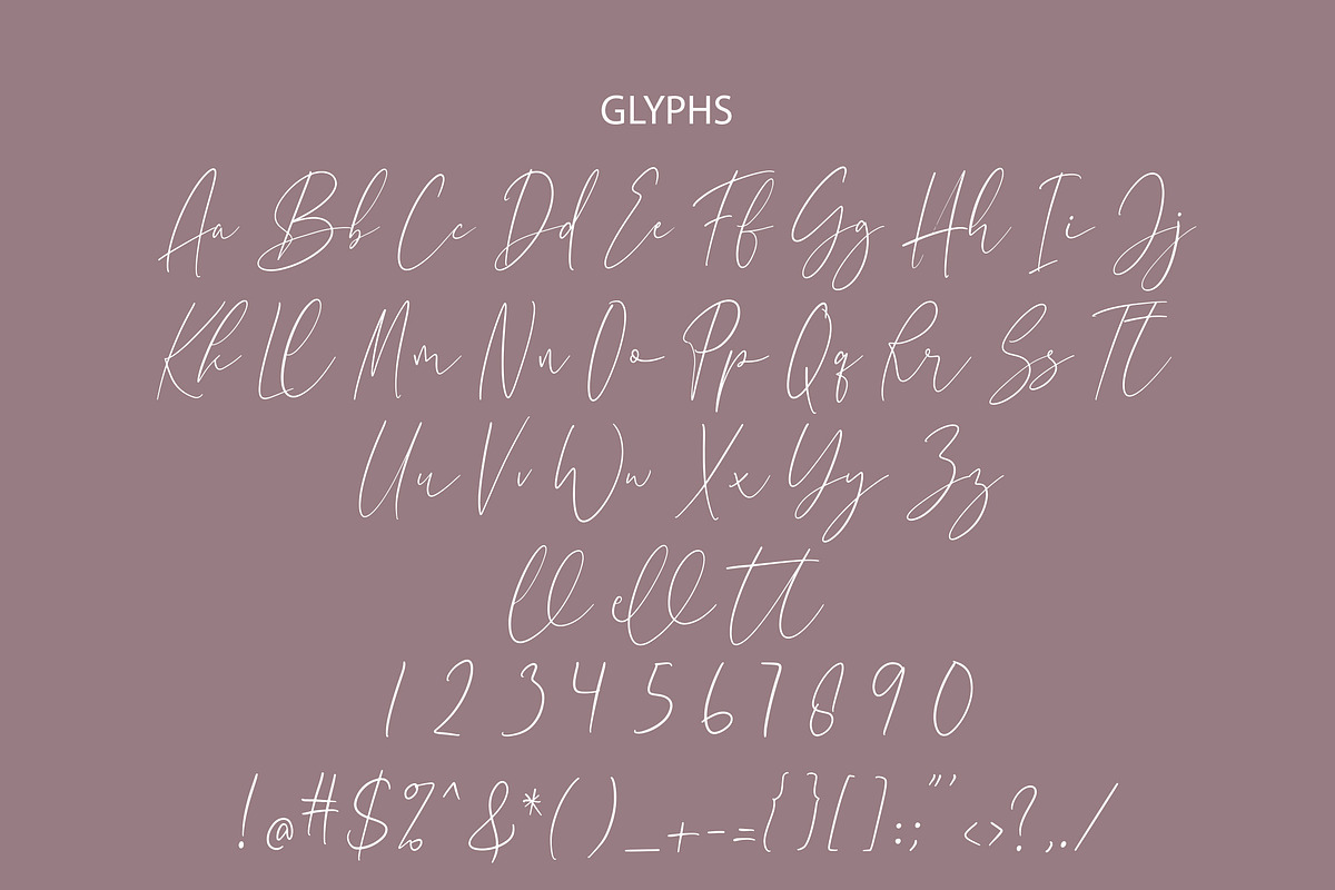 Bathiella Beautiful Font, a Script Font by Lythcreative (Photo 8 of 8)