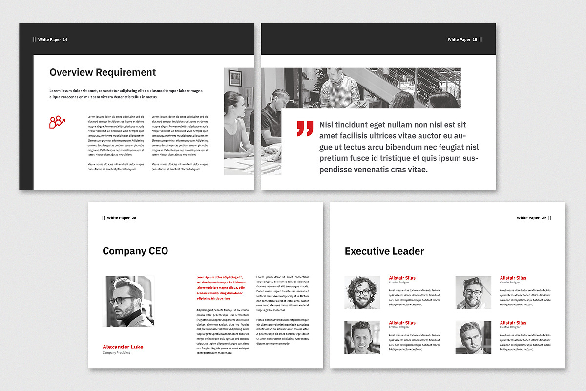 White Paper Template, a Brochure Template by ArtisticLand (Photo 8 of 11)