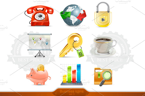 Business Icons Set 3
