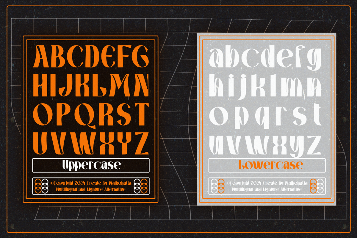 Gradioo - Psychedelic Display Font, a Sans Serif Font by MaikoHatta (Photo 7 of 10)