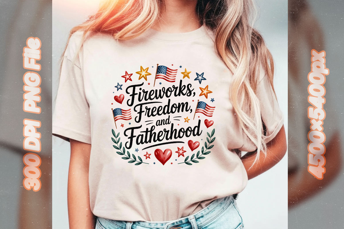 4th of July Father’s Day PNG Bundle, an Object Graphic by GlitterCraft (Photo 23 of 61)