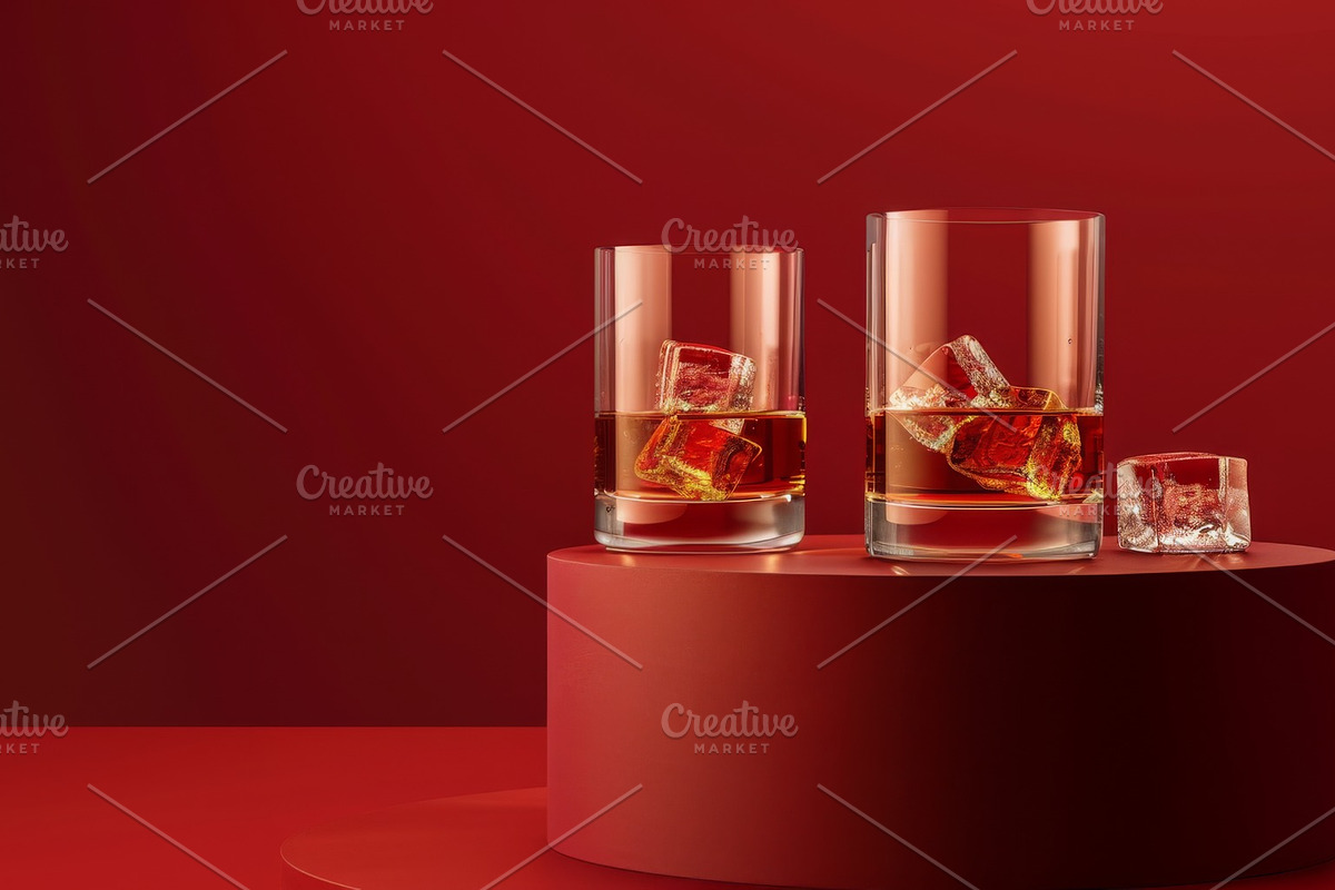 87 whiskey glasses, a Food & Drink Photo by Handmadefont (Photo 84 of 87)