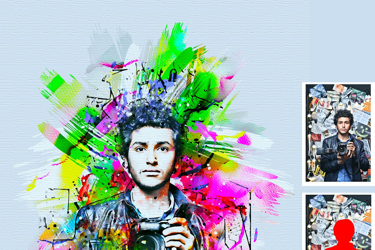 Paint Photoshop Action, an Action Add-On by MRI STUDIO (Photo 7 of 19)