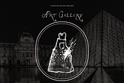 Art Gallery Clipart, Museum Ink Set, an Object Illustration by The October Creative (Thumbnail 12 of 13)