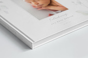 Floral Baby Photo Album Cover PSD, a Stationery Template by By Stephanie Design (Thumbnail 3 of 4)